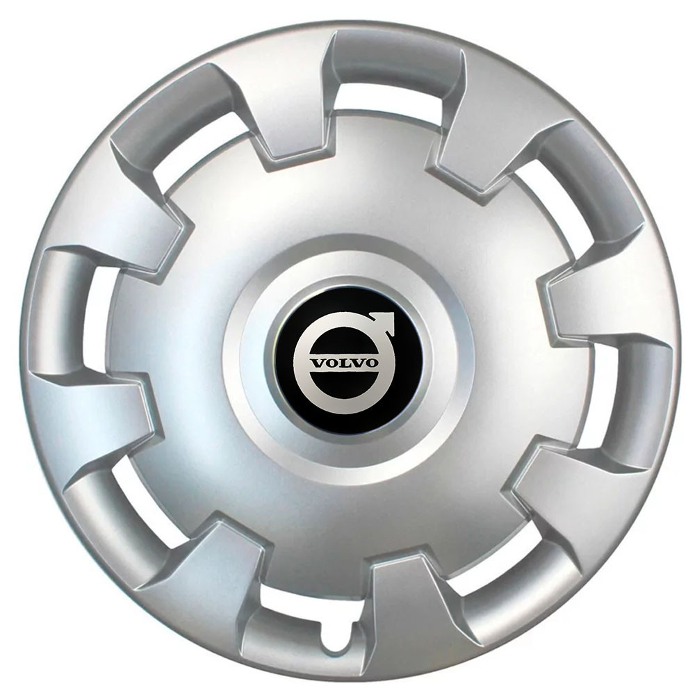 Автомобільні модельні ковпаки R14 Volvo 206 4шт, SJS, сріблясті Київ - фото 1