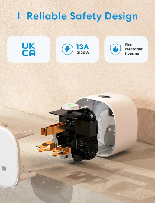 Meross MSS110 Smart Plug Mini - 13A Wi-Fi Plugs Працює з Alexa, Google Home, сумісний із SmartThings Wireless Remote Control Plug Київ - фото 7
