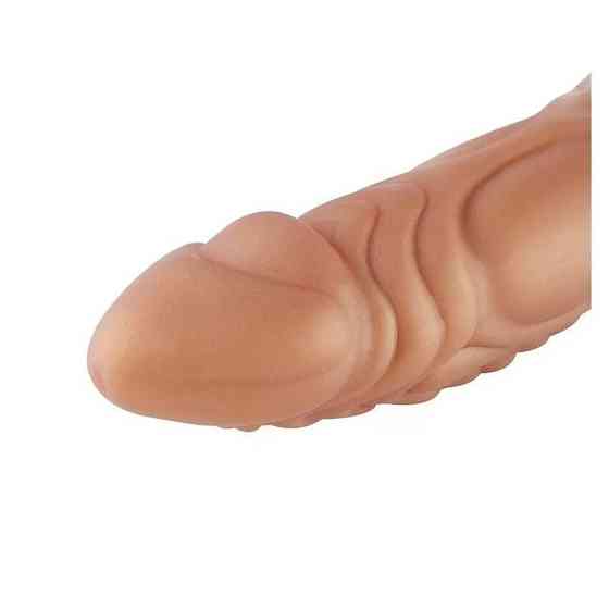 Фалоімітатор для секс-машин Hismith Slightly Curved Silicone Dildo Monster Series, кріплення KlicLok Sex Aura Київ