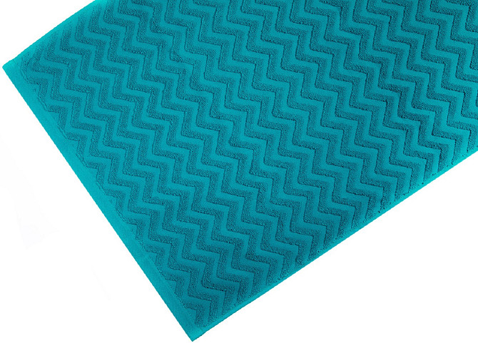 Махровое полотенце Ideal Textile Зигзаг 70х140 см (56861033) Бірюзовий Черновцы - изображение 1
