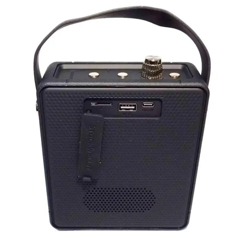 Портативна Bluetooth колонка STOCKWELL W2 9147, чорна Винница - изображение 3