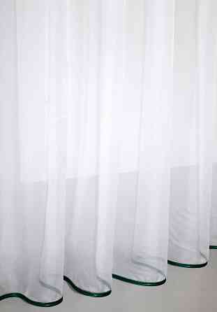 Кухонная занавеска VR-Textil № 018к штора и тюль с ламбрекеном бирюзовый с белым 280х170 см (52-0440) Киев