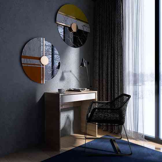 Стіл письмовий Міні з висувною шухлядою Еверест Сіті-750 75,2х38х74,6 см Дуб сонома/Білий (DTM-071106) Львів