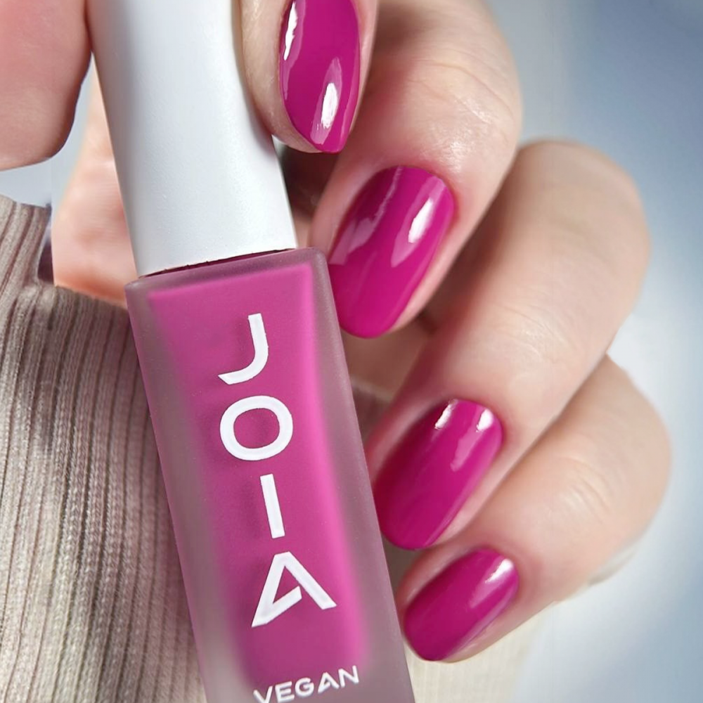 Лак для ногтей Nail care polish 4in1 07 Fuchsia flame JOIA vegan 8 мл Киев - изображение 6