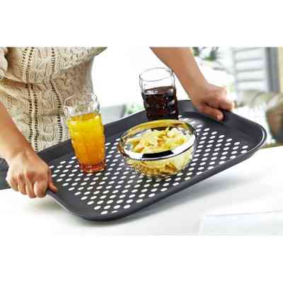 Поднос Irak Plastik з протиковзким покриттям біла (5595) Винница