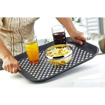 Поднос Irak Plastik з протиковзким покриттям біла (5595) Винница - изображение 2