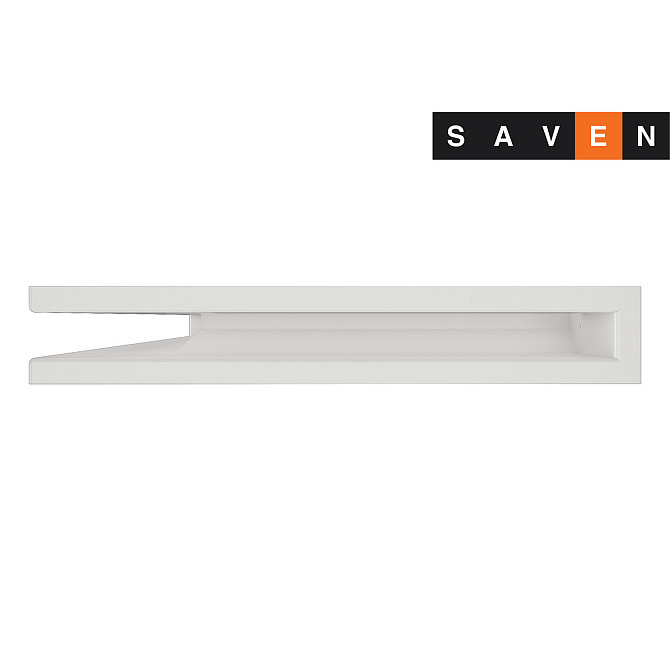 Вентиляційна решітка для каміна кутова ліва SAVEN Loft Angle 60х400х600 біла Львів - фото 2