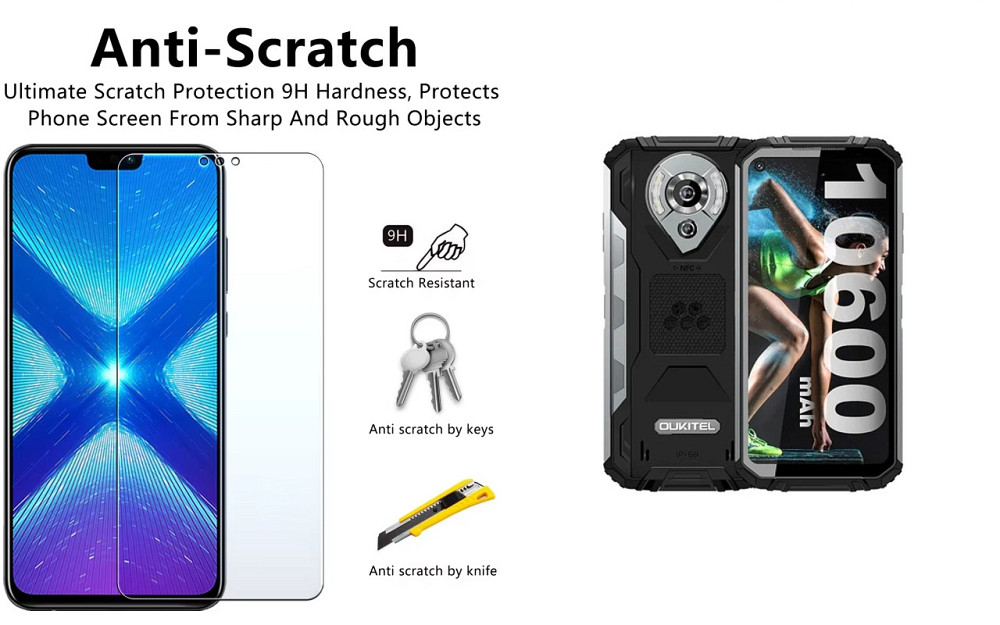 Захисне скло NeoGlass для Oukitel WP16 – надпрозоре та стійке Київ - фото 1