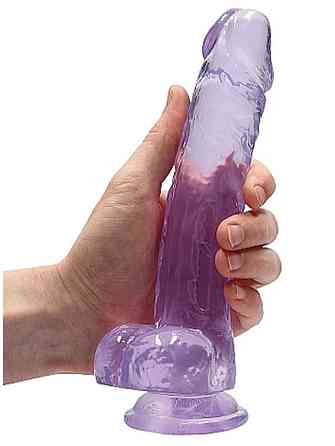 Фалоімітатор - Realrock Dildo 8" Purple Sex Aura Київ