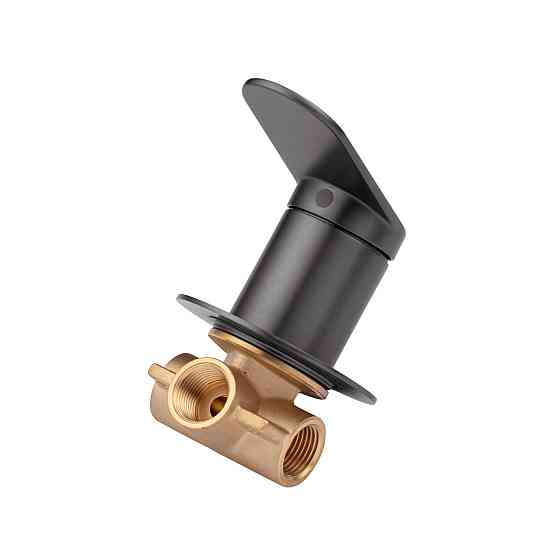 Смеситель скрытого монтажа для душа Kroner Element 211433-5301 графит Киев