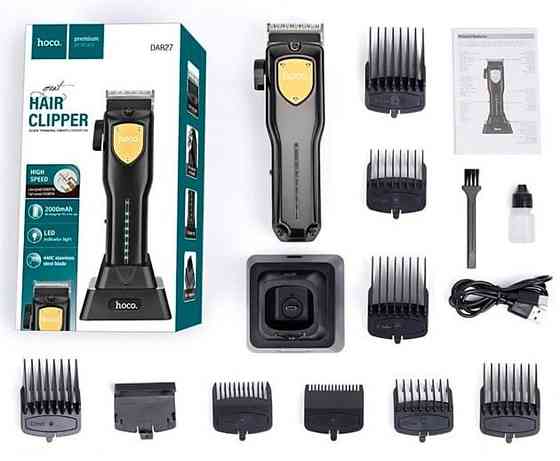 Машинка професійна для стриження HOCO DAR27 Black. Харків
