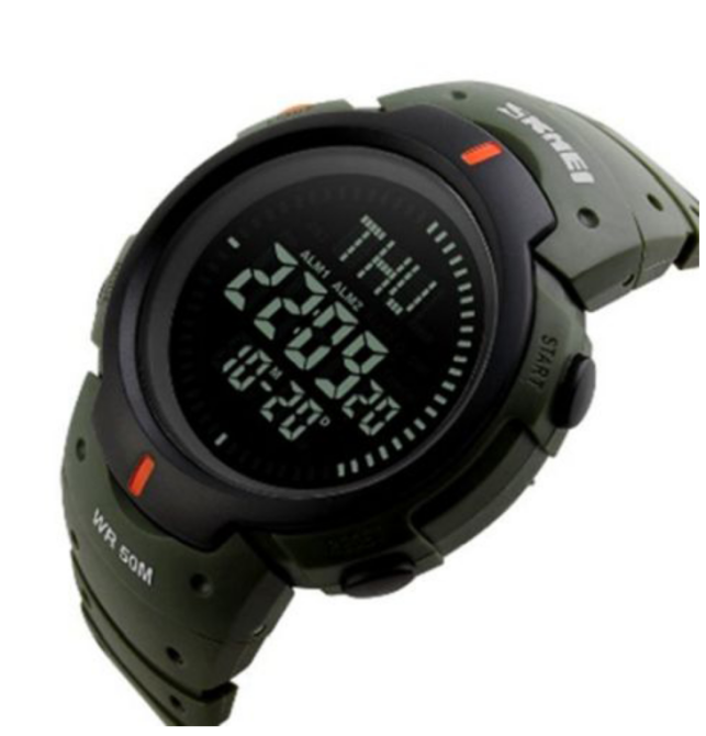 Годинники наручні SKMEI 1231AG, ARMY GREEN, Компас, 9738 Дніпро - фото 3