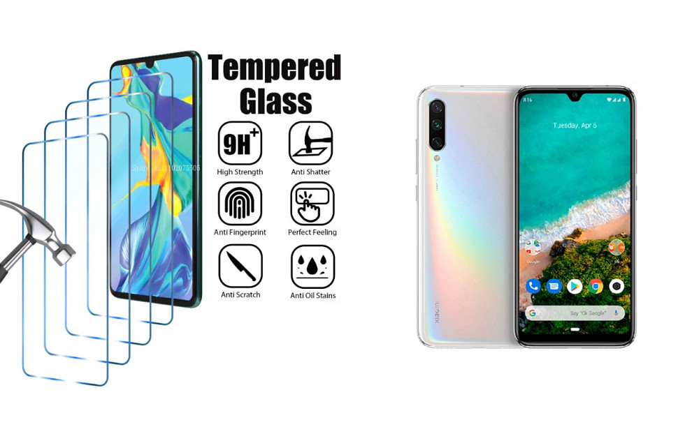 Захисне скло ArmorGlass для Xiaomi Mi A3 – стійке до подряпин та ударів Київ - фото 1