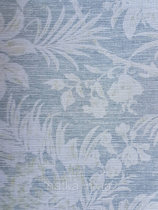 Шпалери флізелінові еко Casadeco Five o'clock 0.53х10 салатові квіти, пальми, листя на зеленому під тканина гобелен Київ - фото 1