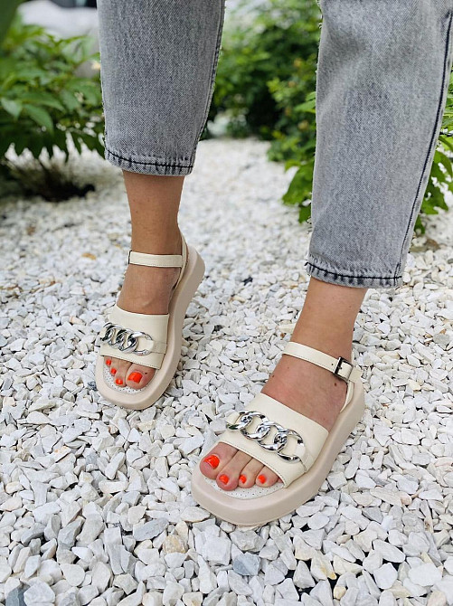 Asti Босоніжки жіночі ASTI P06 бежеві (літо, шкіра натуральна) (4432) Коломыя - изображение 9