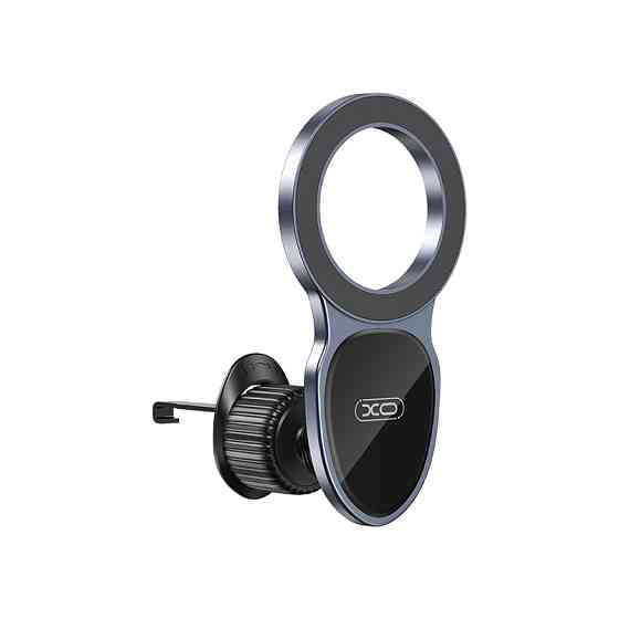 Тримач телефону автомобільний XO C155 Round Drip Magnetic Air Vent чорний Львів
