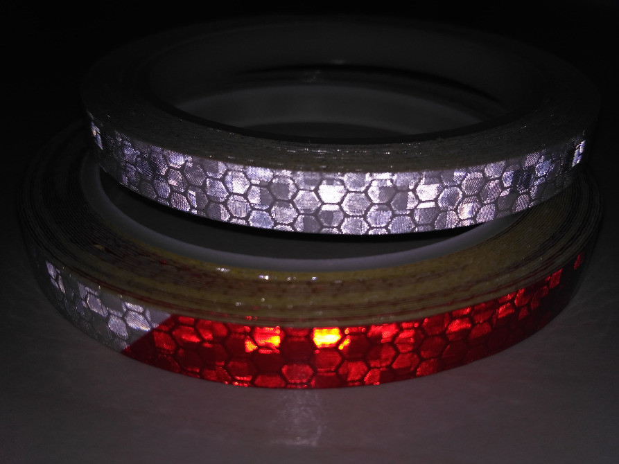 Світловідбивна смужка довжина 7.90 м. Біла, Біла Київ - фото 8