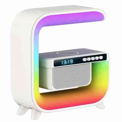 Акумуляторний нічник G-Smart G3 mini RGB з Bluetooth колонкою та зарядкою для телефону Вінниця