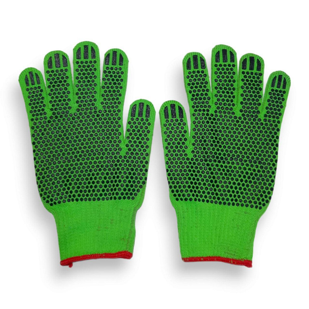 Рукавички робочі синтетичні зелені Харків - фото 2