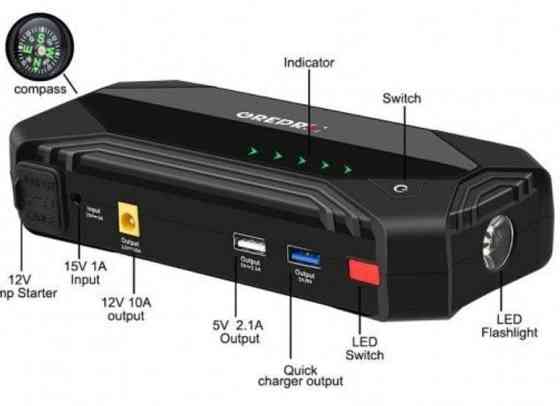 Павербанк, Бустер (пусковий пристрій) GrePro GP181 СТАН НОВОГО Киев