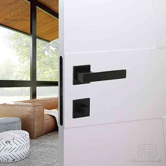 Ручка дверна Ricardo Borelli модель Quatro 06.50 MB матовий чорний Київ