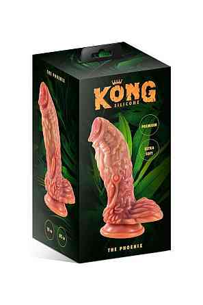 Фентезійний фалоімітатор Kong Silicone The Phoenix, довжина 18 см, діаметр 5,5 см Sex Aura Київ