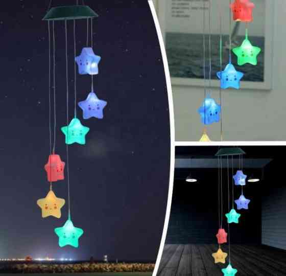 Світильник нічник Star Led Solar на сонячній батареї 16 режимів colors Нововолинськ