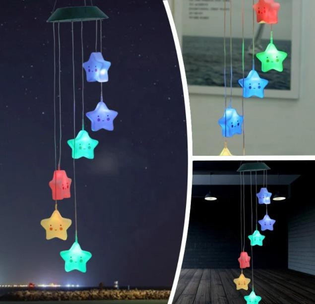 Светильник ночник Star Led Solar на солнечной батарее 16 режимов colors Нововолынск - изображение 2