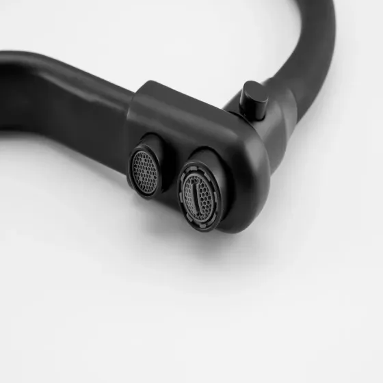 Смеситель для кухни с подключением к фильтру Frap F4374-6, черный Киев