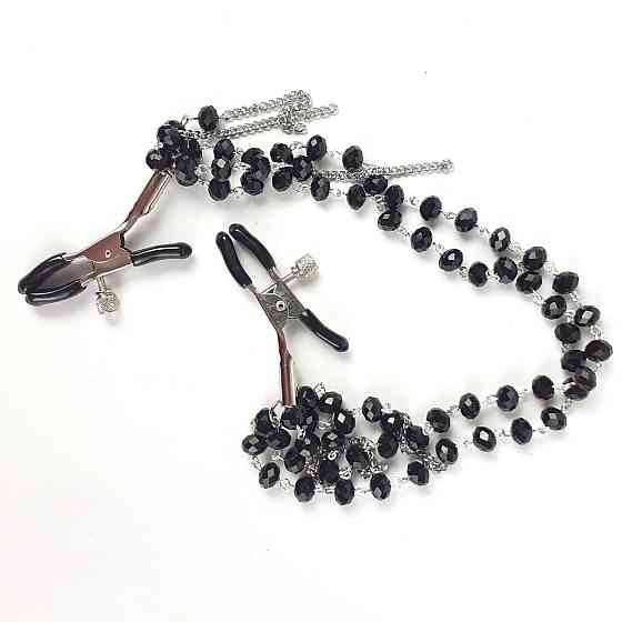 Затискач для сосків Art of Sex - Nipple clamps Sexy Jewelry Black Sex Aura Київ