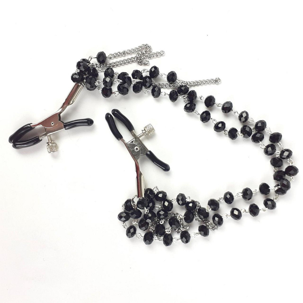 Затискач для сосків Art of Sex - Nipple clamps Sexy Jewelry Black Sex Aura Київ - фото 2