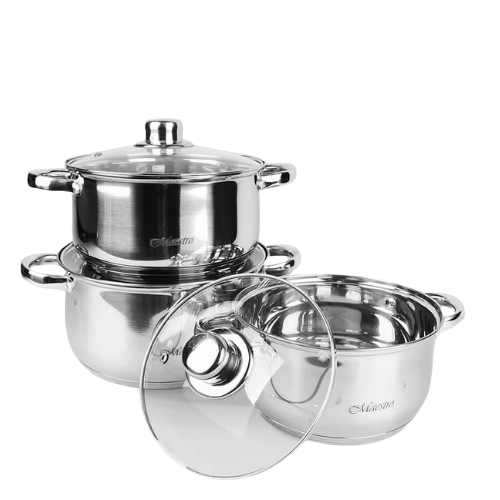 Набір каструль 6 предметів MR-2020-6XL Maestro Житомир - изображение 1