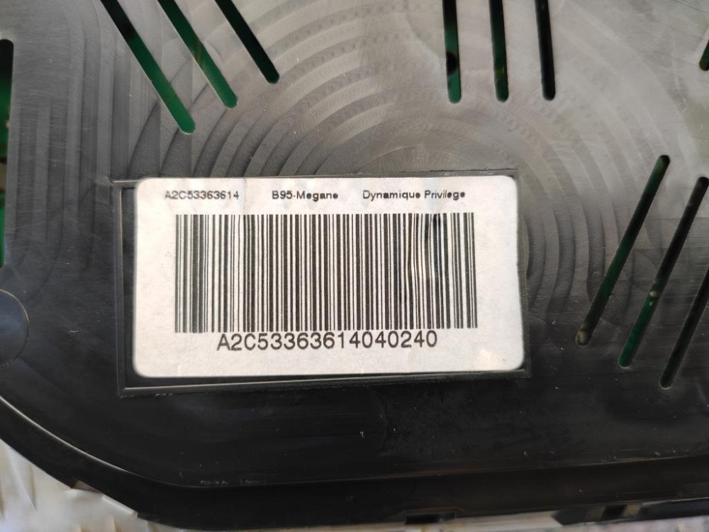 Панель приладів (спідометр) Renault Megane III 1.9 dci 2008-2015 (248100342R) Ковель - фото 4