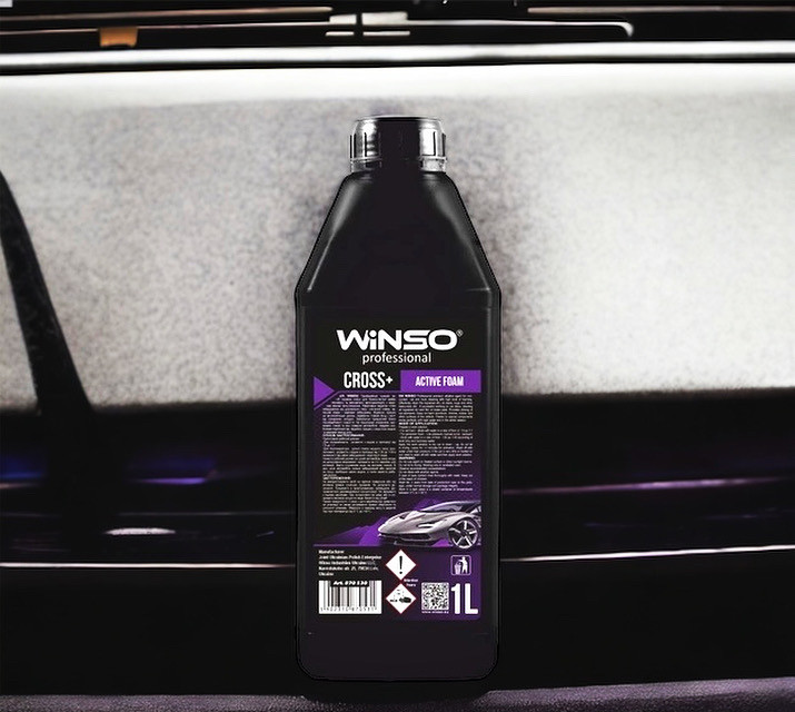 Активная пена для бесконтактной мойки Winso Cross+ Active Foam 1л Киев - изображение 2