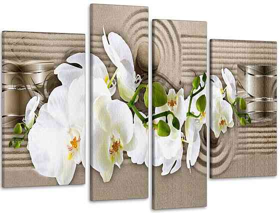 Модульная картина Абстракция Орхидея Art-156_4 115x170 см Киев