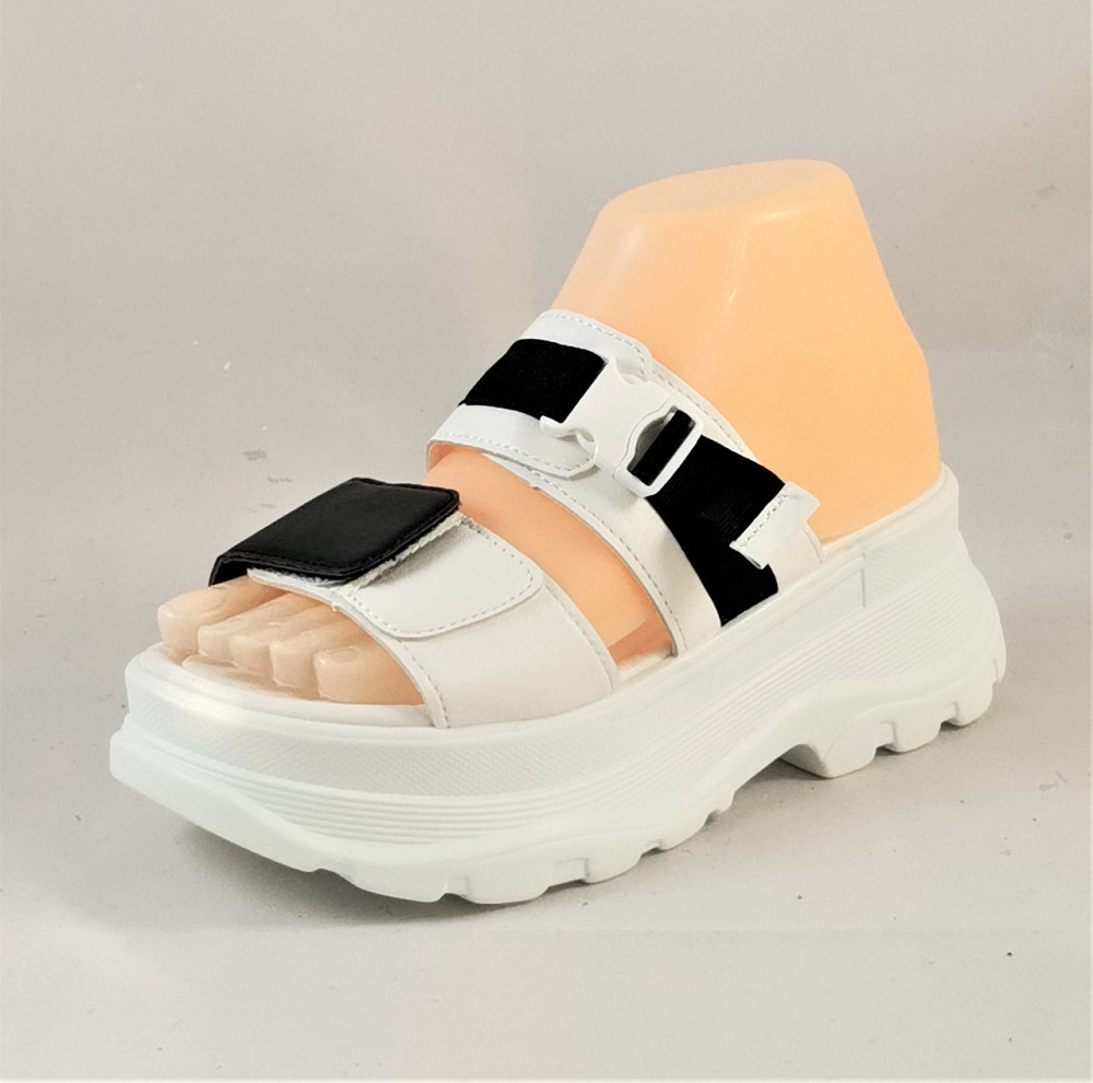 Шлёпанцы Тапочки Белые на Танкетке Женские на Платформе (размеры: 38,39,40,41) - 30-2 Днепр - изображение 4