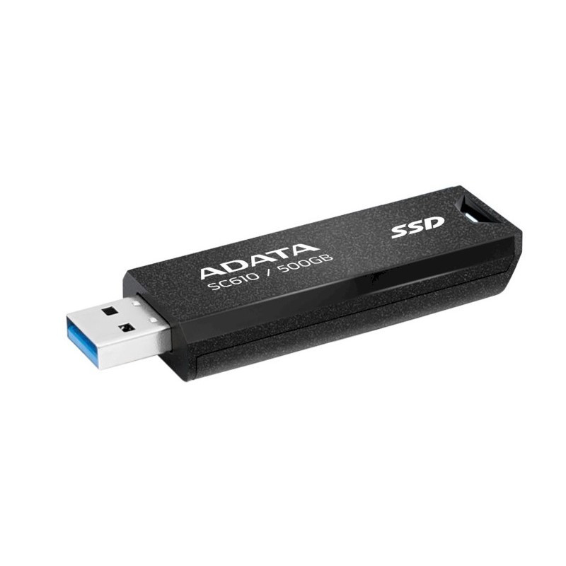 Портативний SSD ADATA SC610 500GB USB 3.2 550 / 500Mb / s Black Одеса - фото 6