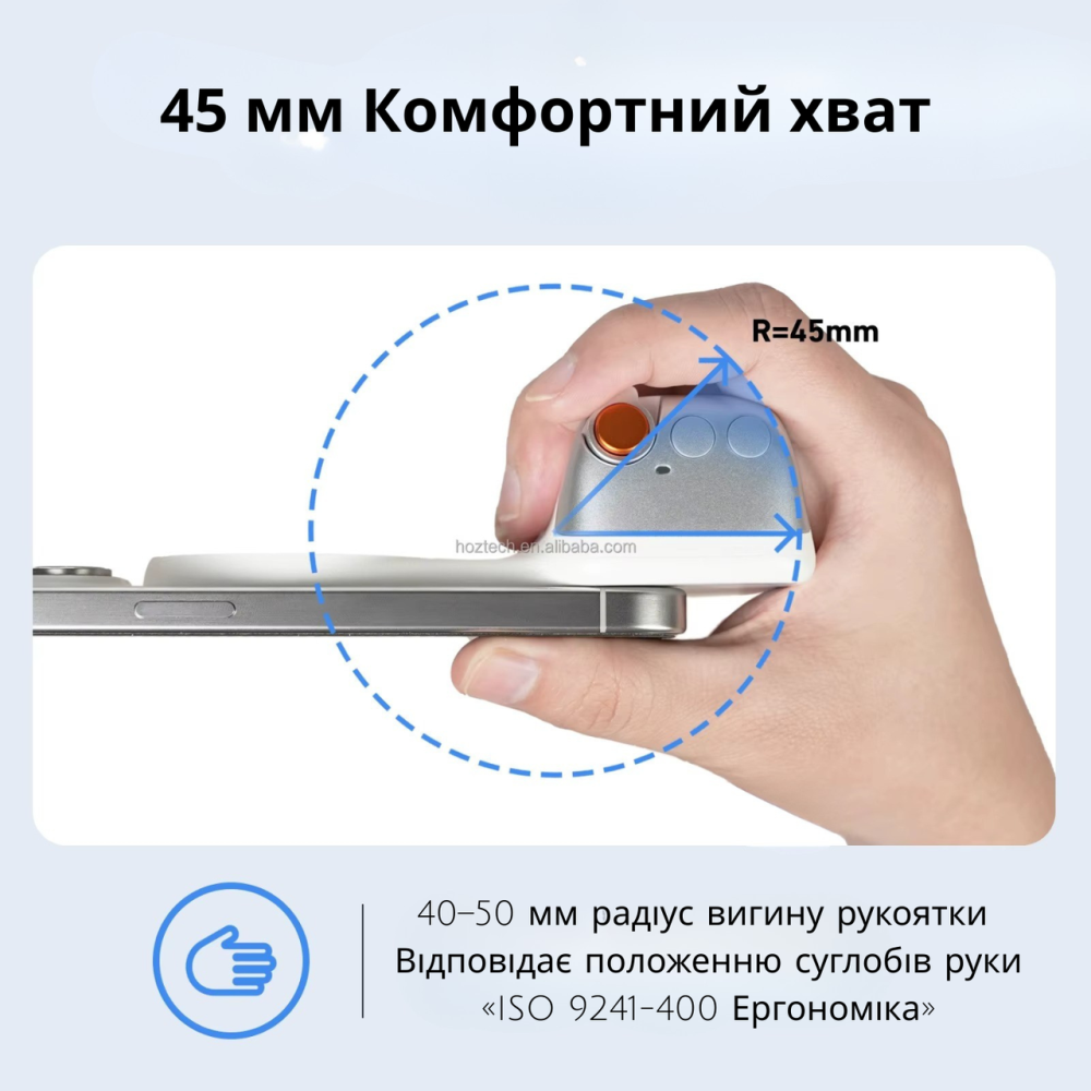 Магнітний тримач на телефон грип-кріплення рукоятка для фото і відео зйомки Android і iPhone з Bluetooth пультом Кам'янець-Подільський - фото 3