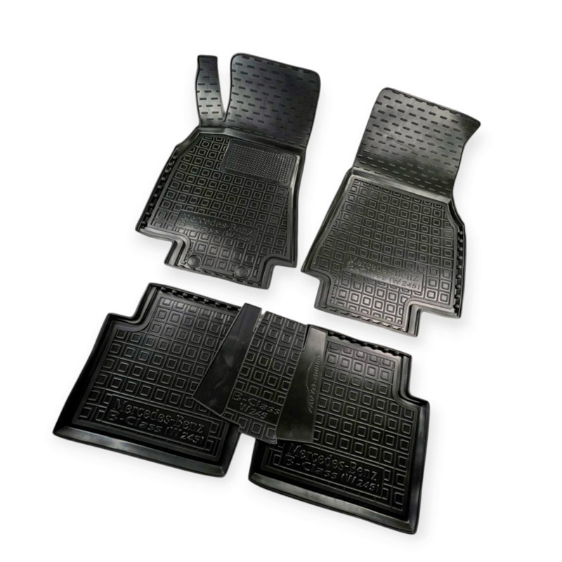 Килимки Мерседес w245 2005-> (b-class) борт 2,5см, з перемичкою салону Мукачево - фото 1