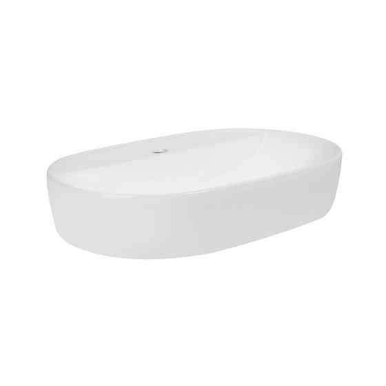 Раковина накладна Mixxus Premium ELLIPSE-0204 600х380х115mm з отвором під змішувач (MP6679) ( 10241 ) Харків
