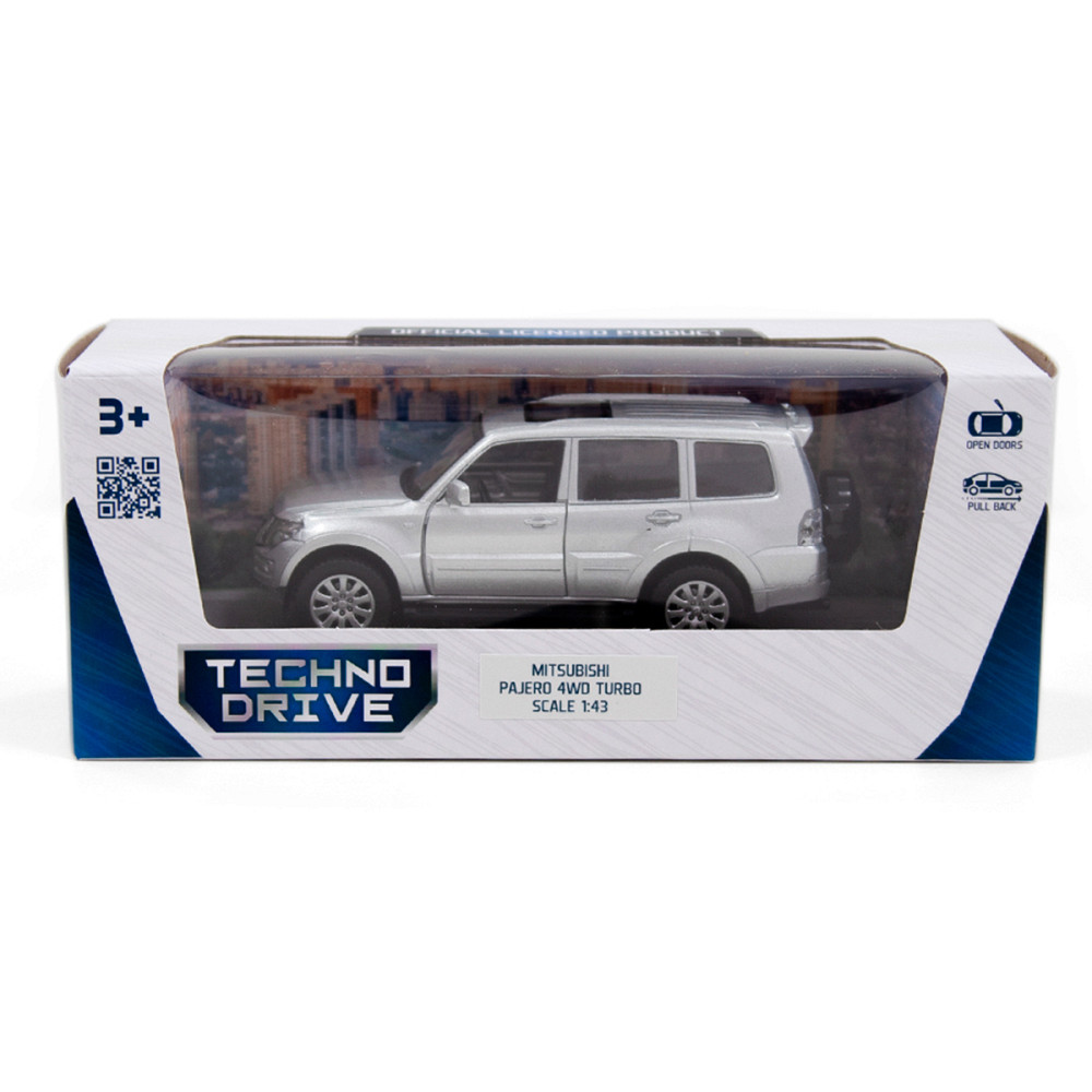 Автомодель - MITSUBISHI PAJERO 4WD TURBO (сріблястий) Дніпро - фото 3