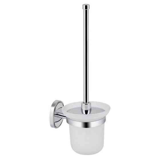 Настенный ершик для унитаза Lidz (CRG) 114.05.01, белый/хром Киев