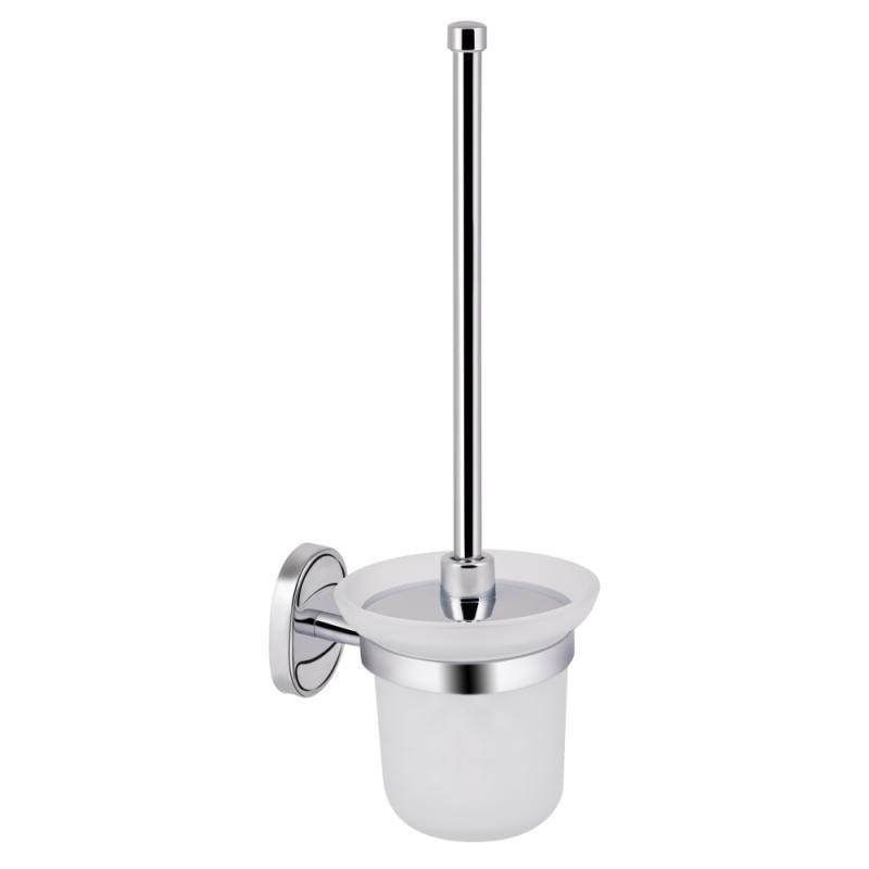 Настенный ершик для унитаза Lidz (CRG) 114.05.01, белый/хром Киев - изображение 1