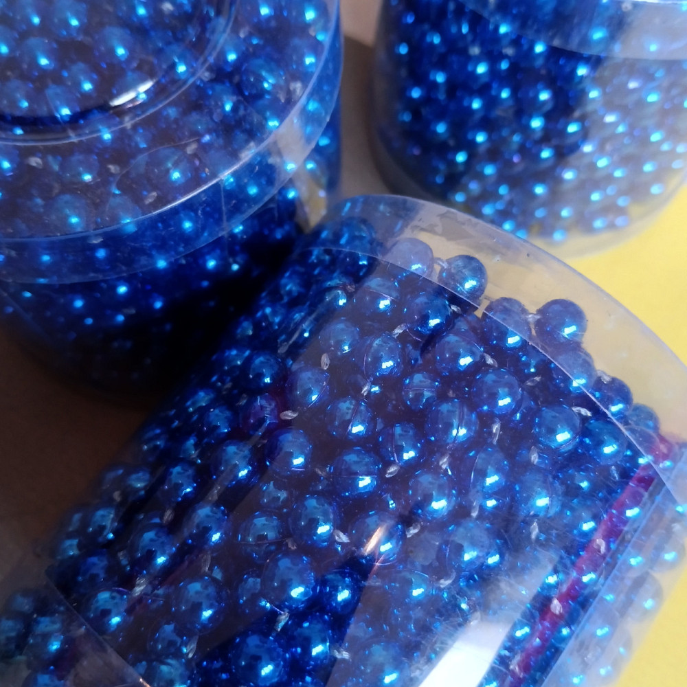 Ожерелье на елку, 10 м (синие) Киев - изображение 2