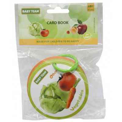 Развивающая игрушка Baby Team Игрушка-книжка Фрукты-овощи (8730) Винница