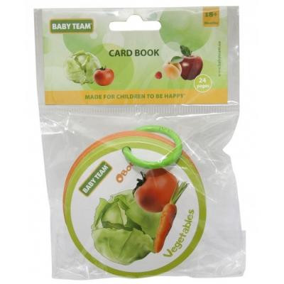 Развивающая игрушка Baby Team Игрушка-книжка Фрукты-овощи (8730) Винница - изображение 2