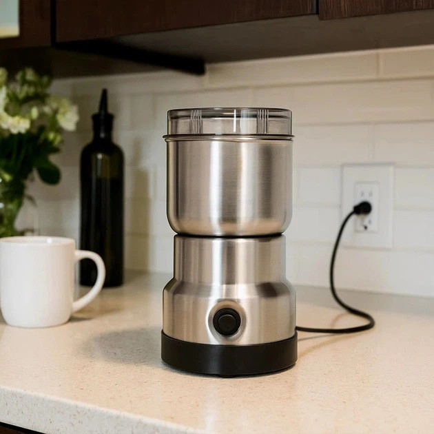 Електрична кавомолка Domotec MS 7114 200 Вт ножова для кави та спецій HC-33 Львів - фото 3