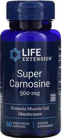 Карнозин Life Extension Carnosine 500 мг 60 капс Київ