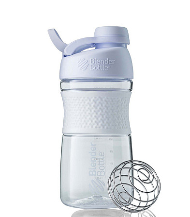 Шейкер спортивний (пляшка) BlenderBottle SportMixer Twist 20oz/590ml White Каменское - изображение 1