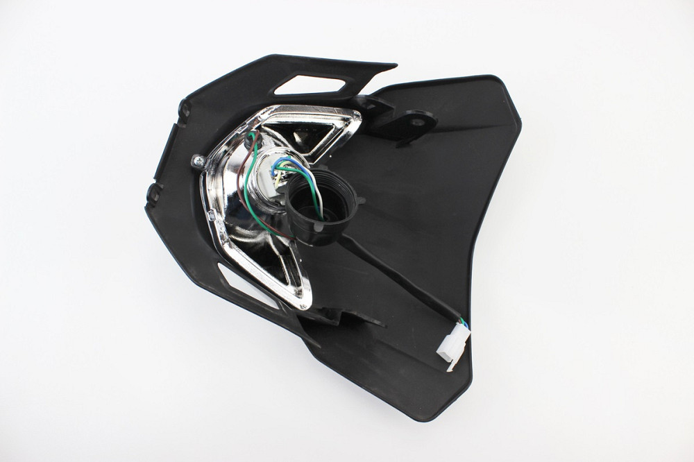 пластик - обтічник + фара, ЧОРНИЙ, тип 5 Киев - изображение 2